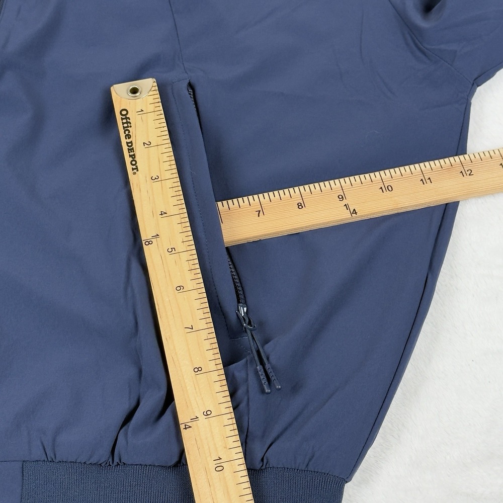 New Balance Oversize‎ Shifted Jacket Lined MJ43520 New Men's Small Navy Blue - Picture 9 of 12